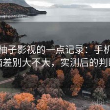 关于柚子影视的一点记录：手机和电脑差别大不大，实测后的判断
