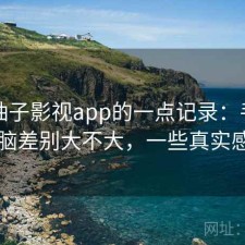 关于柚子影视app的一点记录：手机和电脑差别大不大，一些真实感受
