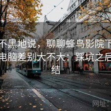 不吹不黑地说，聊聊蜂鸟影院下载手机和电脑差别大不大：踩坑之后的总结