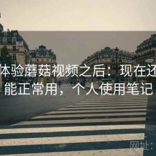 实际体验蘑菇视频之后：现在还能不能正常用，个人使用笔记
