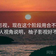 柚子影视，现在这个阶段用合不合适｜个人视角说明，柚子影视好不好