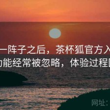 用了一阵子之后，茶杯狐官方入口哪些功能经常被忽略，体验过程回顾