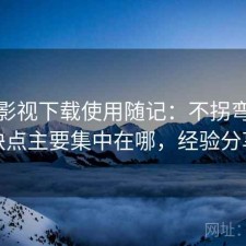 柚子影视下载使用随记：不拐弯直接说缺点主要集中在哪，经验分享版