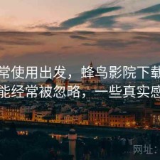 从日常使用出发，蜂鸟影院下载哪些功能经常被忽略，一些真实感受