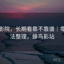 蜂鸟影院，长期看靠不靠谱｜零碎想法整理，蜂鸟影站