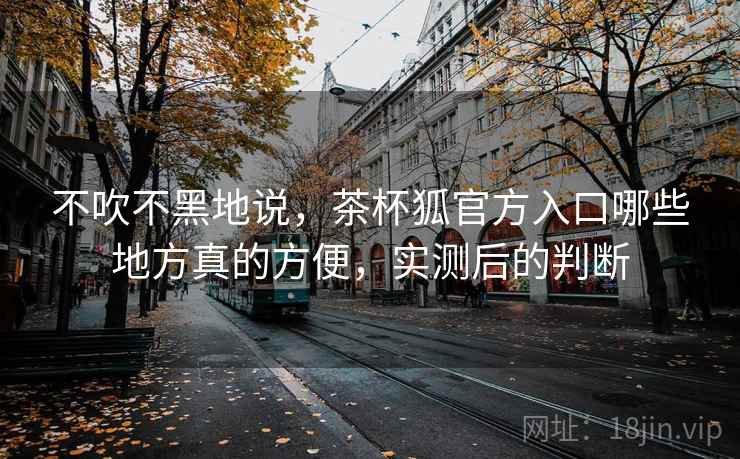 不吹不黑地说，茶杯狐官方入口哪些地方真的方便，实测后的判断  第2张