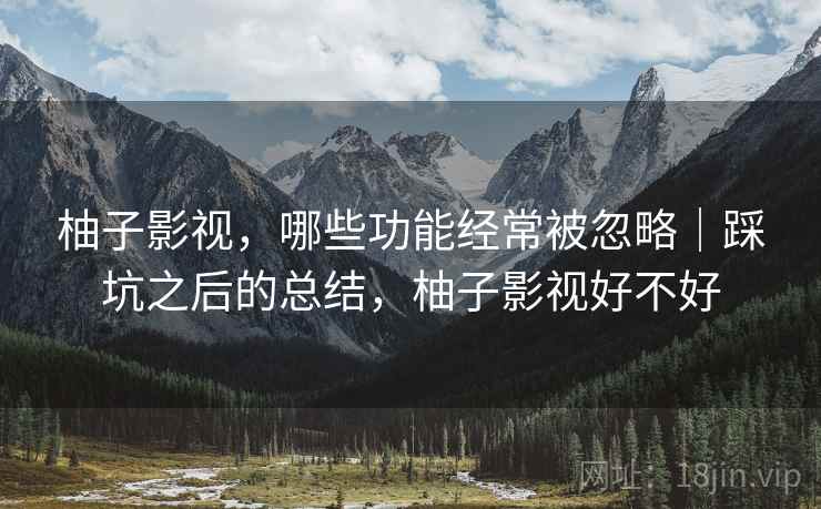 柚子影视，哪些功能经常被忽略｜踩坑之后的总结，柚子影视好不好  第1张